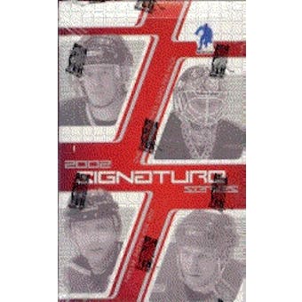 2001/02 Be A Player Signature Series Hockey Hobby Box