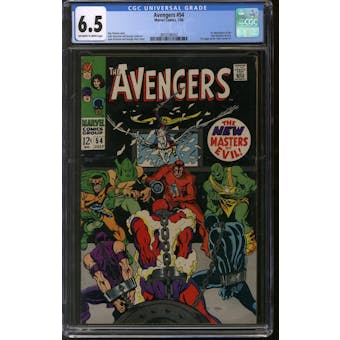 Avengers #54 CGC 6.5 (OW-W) *3810196002*