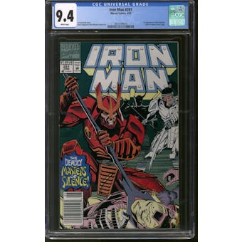 Iron Man #281 CGC 9.4 (W) Newsstand *3810199019*