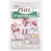 2006 Sage Hit Football Hobby Box (Reed Buy)