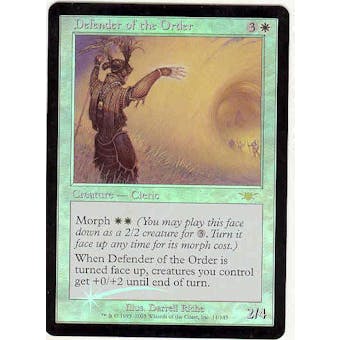 Magic the Gathering Legions Single Defender of the Order Foil