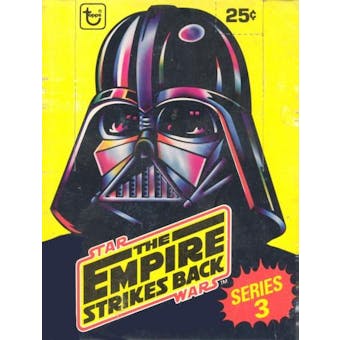 Star Wars Empire Strikes Back Series 3 Wax Box (1980 Topps)