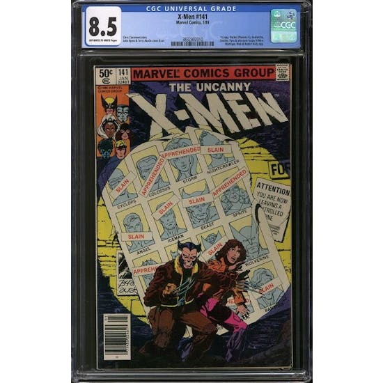 X-Men #141 Newsstand Edition CGC 8.5 (OW-W) *3832802010*