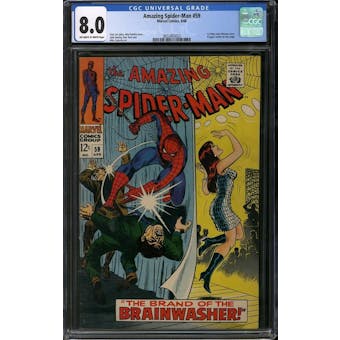 Amazing Spider-Man #59 CGC 8.0 (OW-W) *3832803022*