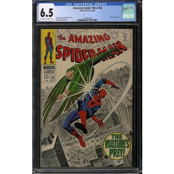 Amazing Spider-Man #64 CGC 6.5 (OW-W) *3832804002*