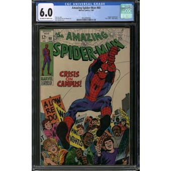Amazing Spider-Man #68 CGC 6.0 (OW-W) *3832804006*