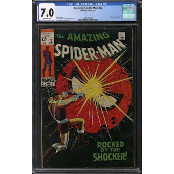 Amazing Spider-Man #72 CGC 7.0 (OW) *3832804011*