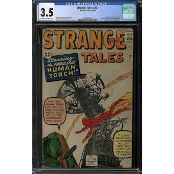 Strange Tales #101 CGC 3.5 (OW-W) *3832804020*