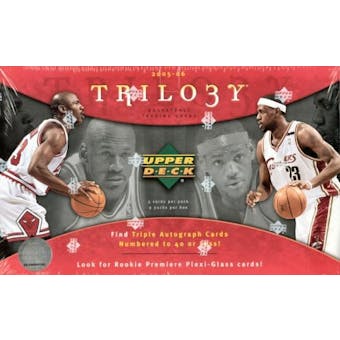 2005/06 Upper Deck Trilogy Basketball Hobby Box