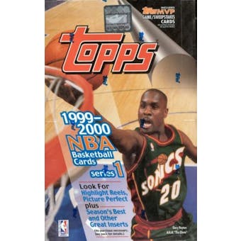 1999/00 Topps Series 1 Basketball Retail Box