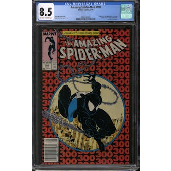 Amazing Spider-Man #300 Newsstand CGC 8.5 (OW-W) *3833100007*