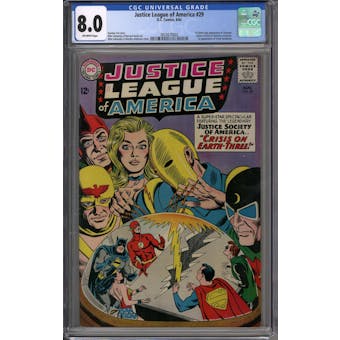 Justice League of America #29 CGC 8.0 (OW) *3833670002*