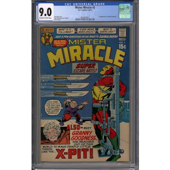 Mister Miracle #2 CGC 9.0 (OW-W) *3833670011*