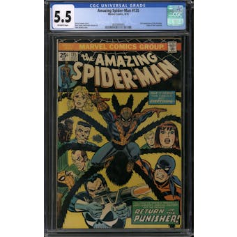 Amazing Spider-Man #135 CGC 5.5 (OW) *3833683003*