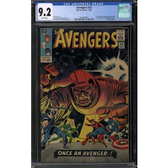 Avengers #23 CGC 9.2 (W) *3833683007*