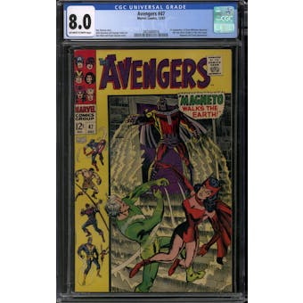 Avengers #47 CGC 8.0 (OW-W) *3833683018*
