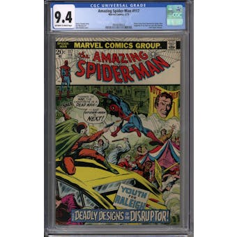 Amazing Spider-Man #117 CGC 9.4 (OW-W) *3834036022*