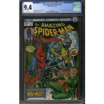 Amazing Spider-Man #124 CGC 9.4 (W) *3834037001*