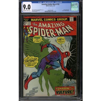Amazing Spider-Man #128 CGC 9.0 (W) *3834037008*