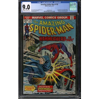 Amazing Spider-Man #130 CGC 9.0 (W) *3834037010*