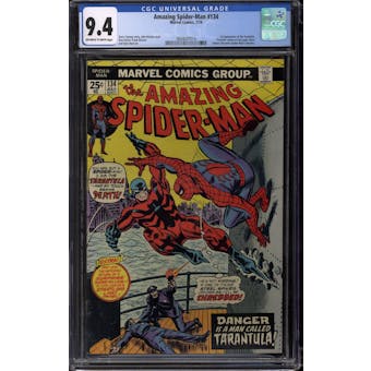 Amazing Spider-Man #134 CGC 9.4 (OW-W) *3834037014*