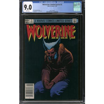 Wolverine Limited Series #3 CGC 9.0 (W) *3834135001*