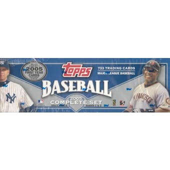 2005 Topps Factory Set Baseball (Box) (Blue)