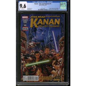 Kanan - The Last Padawan #1 CGC 9.6 (W) *3837292003*