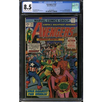 Avengers #147 CGC 8.5 (OW-W) *3837846003*