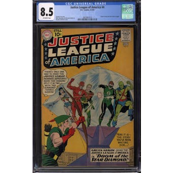 Justice League of America #4 CGC 8.5 (OW) *3837847010*