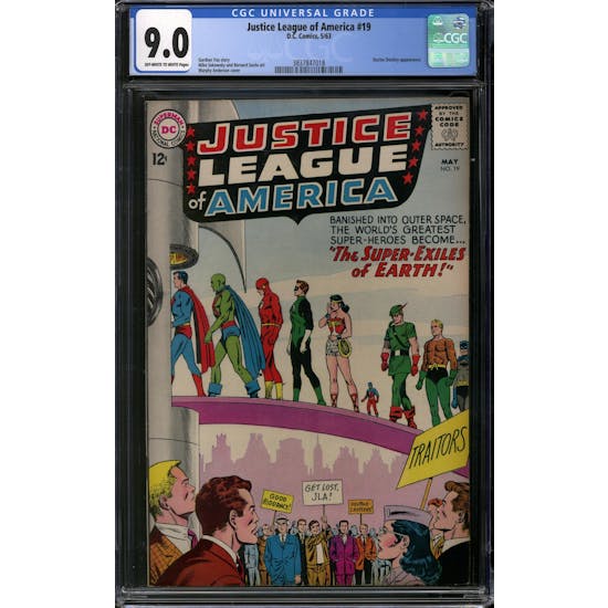 Justice League of America #19 CGC 9.0 (OW-W) *3837847018*