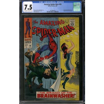Amazing Spider-Man #59 CGC 7.5 (OW-W) *3837866004*