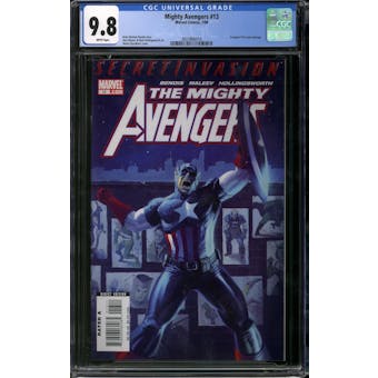 Mighty Avengers #13 CGC 9.8 (W) *3837866014*