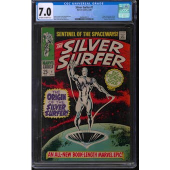 Silver Surfer #1 CGC 7.0 (OW-W) *3840628015*
