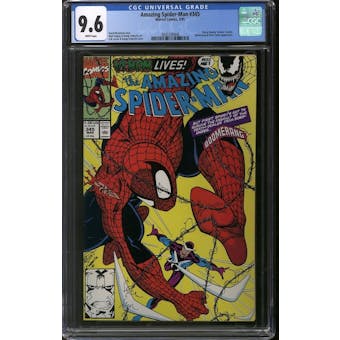 Amazing Spider-Man #345 CGC 9.6 (W) *3845539006*