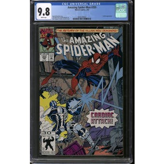 Amazing Spider-Man #359 CGC 9.8 (W) *3845539007*
