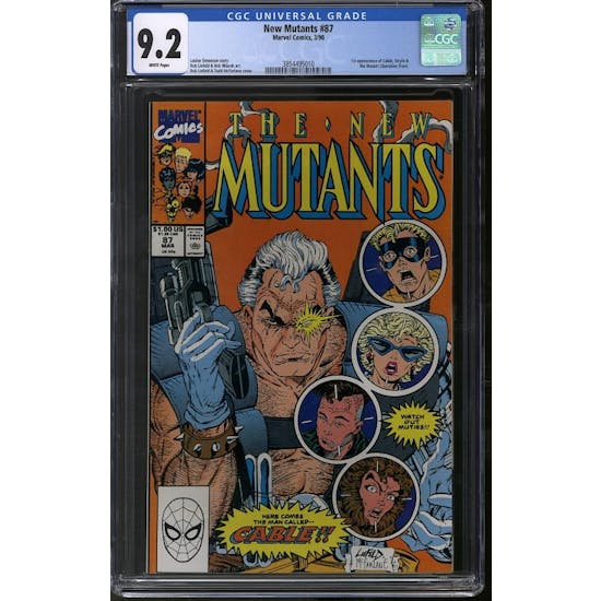 New Mutants #87 CGC 9.2 (W) *3854495010*