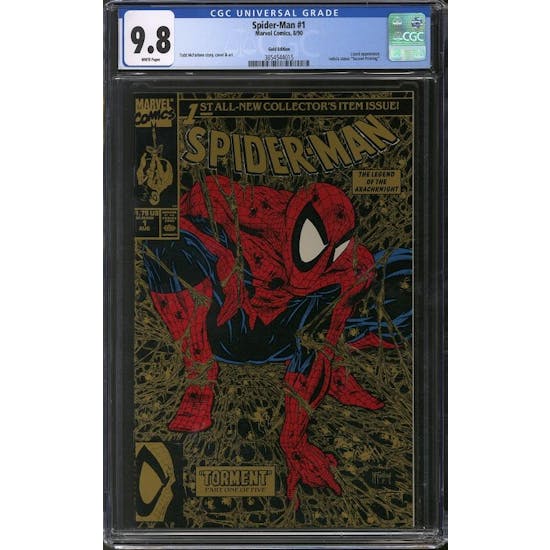 Spider-Man #1 CGC 9.8 Gold Edition (W) *3854544015*