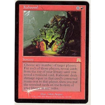 Magic the Gathering Onslaught Single Kaboom! Foil