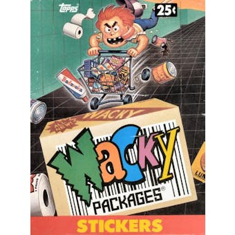 Wacky Packages Stickers Wax Box (1991 Topps)