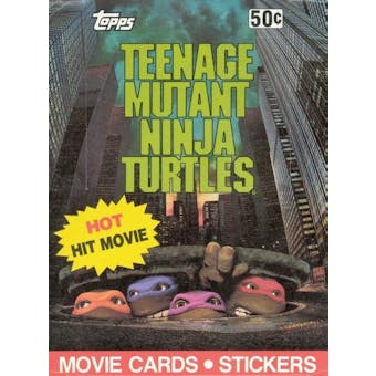 Teenage Mutant Ninja Turtles Movie Wax Box (1990 Topps)