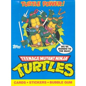 Teenage Mutant Ninja Turtles Wax Box (1989 Topps)