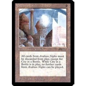 Magic the Gathering Arabian Nights Single City in a Bottle - MODERATE PLAY (MP)