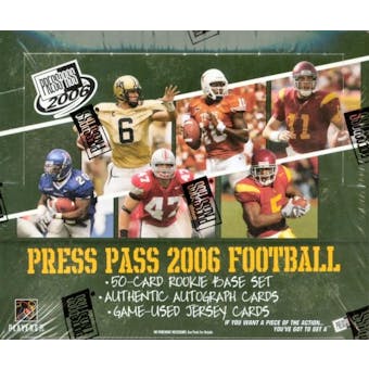 2006 Press Pass Football Hobby Box