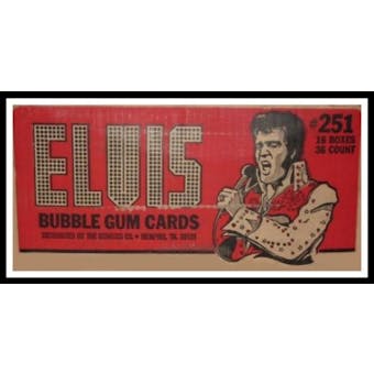 Elvis Presley Wax 16-Box Case (1978 Donruss)