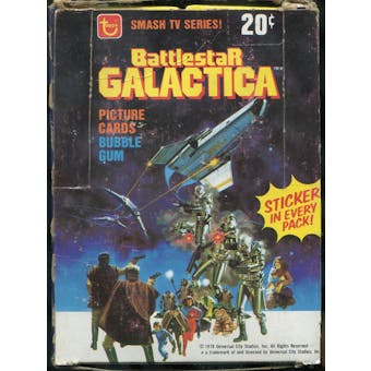 Battlestar Galactica Wax Box (1978 Topps)