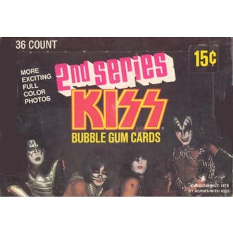 Kiss (The Band) Series 2 Wax Box (1978 Donruss)