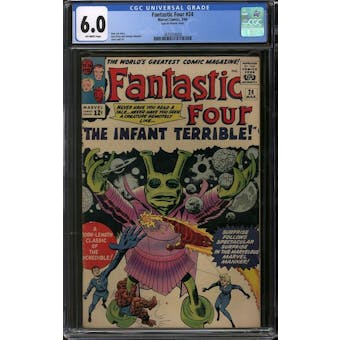 Fantastic Four #24 CGC 6.0 (OW) *3870378008*