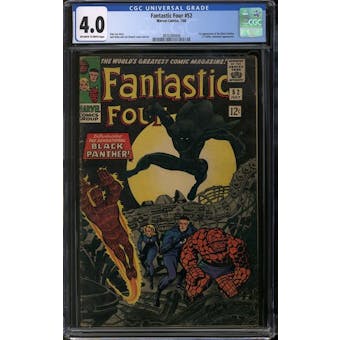 Fantastic Four #52 CGC 4.0 (OW-W) *3870380006*