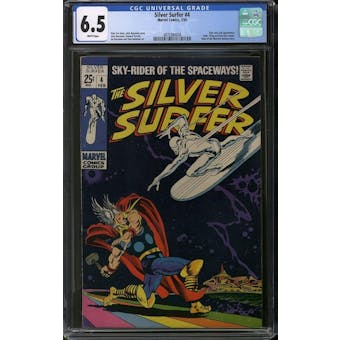 Silver Surfer #4 CGC 6.5 (W) *3870380008*